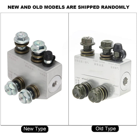 Combination CBS Hydraulic Brake Pump System for Motorcycles and Electric Vehicles, new and old models side by side