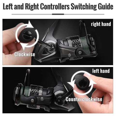 Ultra Light Spinning Fishing Reel With Aviation Aluminum Body For Saltwater And Freshwater, high-speed performance adjustment guide