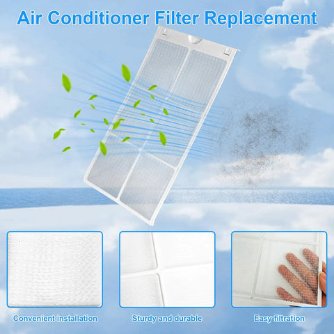 Top Notch Air Conditioner Filter Compatible With GE Units Ahq06lyw1 Ahq06lyq1 Replaces Ap6280063 For Built Tough Reliability And Sweet Fresh Airflow You Really Gonna Love Two Pack