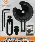 Fully Enclosed Brush Arrow Rest for Compound and Recurve Bow with Capture Style, hex keys, and mounting hardware.