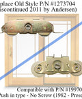 Patio Sliding Door Rollers Replacement Assembly For Gliding Patio Doors One And A Quarter Inch Tandem Steel Ball Bearing Wheels Part 1997061 2 Pack Fits 200 Series Narroline Perma Shield And 400 Series Frenchwood