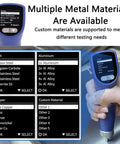 Portable Ultrasonic Hardness Tester On The Go Handy With Dual Test Heads Built In Storage Digital HV HRC HRB HB Scales For Metal Materials And Ultra Thin Workpieces Easy To Use With Low Impact Indentation And Quick Readouts, handheld on metal