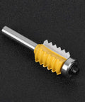 Premium 8 In High Performance Woodworking Router Bit Kit With Chipless Stile Cutter Design for precise edge shaping.