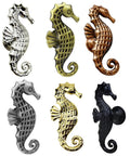 Various finishes of Dope Seahorse Style Zinc Alloy Cabinet Pull Handle In Matte Black, Ultra Durable Furniture Hardware For Drawers and Doors.