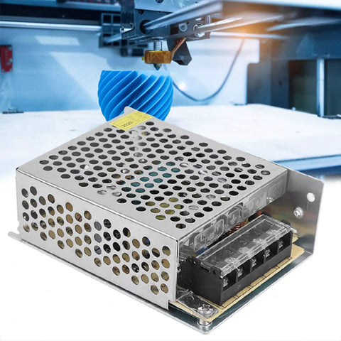5V Power Supply For CCTV And LED Displays With Adjustable Voltage, Low Noise, Overload Protection, And Wide AC Input, Perfect For Industrial Automation Tasks, 5V 6A 30W, Model S 30 5, 100 To 240V in metal case