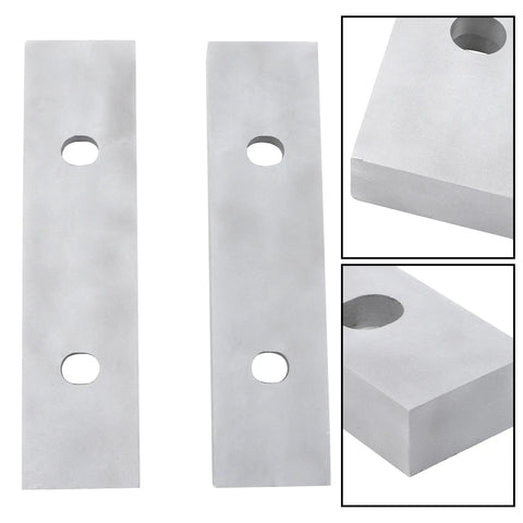 Rock Solid Aluminum Machine Vise Soft Jaws Pair Hard Anodized Coating 8 X 2 X 1 Inches CNC Precision Machinable Workholding Built To Last With Killer Grip And Flawless Finish