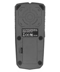 Back view of FTVOGUE Stud Finder with LCD Display, 5 in 1 Wall Scanner for Wood Metal, showing battery compartment and sensor.