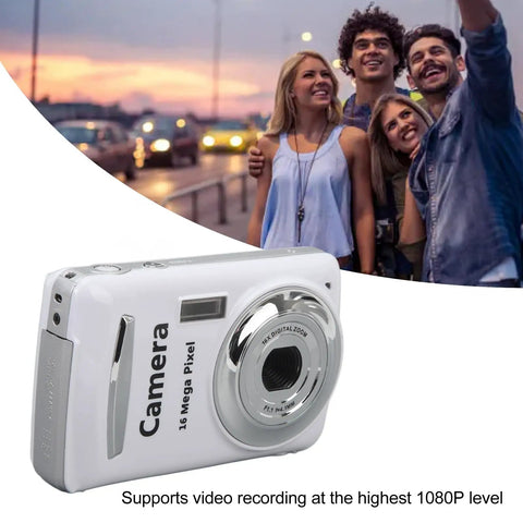 High Definition 16MP Digital Camera With 1080P Video Recording, 16X Digital Zoom, Multi Axis Stabilization, 2.4 Inch LCD Display