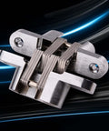 Alt Tag: Hidden Hinges Set 2 Pack 304 Stainless Steel Discreet Invisible Folding Door Hinges, durable rust-resistant hardware