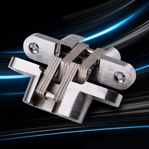 Top Shelf 2 Piece 304 Stainless Steel Hidden Cabinet Hinges For Kitchen Furniture showing sleek design and durable construction.