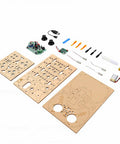 Wooden Drone Kit For Beginners With Protective Frame And One Key Takeoff DIY RC Quadcopter For Learning To Fly components