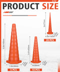 Hydraulic Oil Service Plugs Set Three Sizes Large Medium Small 35 Piece Orange Rubber Drip Proof Hose Plugs with size dimensions shown