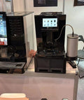 Smooth Operator Automatic Espresso Machine With No Sweat Touchscreen Controls And Eight Custom Drink Settings Delivers an easy brewing setup.