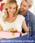 Cordless Handheld Vacuum With 12KPa High Power Suction, Brushless Motor, LED Screen, shown as an ideal gift for family or friends.