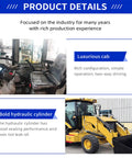Heavy Duty Backhoe Loader With Built Tough Attachments For Construction Agriculture And Farm Work A Real All In One Digging And Excavation Workhorse, featuring luxurious cab and bold hydraulic cylinder details