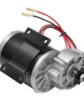 Heavy Duty 24V 450W Brushed Gear Motor Kit With Controller 60 To 1 Reduction throttle, view showing electrical connections and motor details.