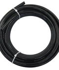Coiled Three Eighths Inch Black PU Pneumatic Tubing Air Hose Lightweight Flexible Line For Water And Fluid Transfer And Air Compressors