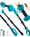 Hella Durable Brushless Pole Pruner With 8Ft Extension Slick 1.2 Inch Cutting Action For No Sweat Tree Trimming smooth operation and tough materials.