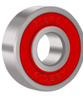 608RS ball bearing with red seal, ABEC-9, 8x22x7 mm (front view)