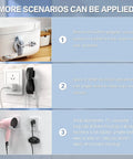 Six Pack Cord Wrappers For Kitchen Appliances Upgrade Set Stick On Cable Organizer holding appliance cords neatly.