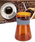 Pour Over Coffee Kettle With Measurement Scales, High Borosilicate Glass Server For Hand Drip Brewing At Home Or In Coffee Shops
