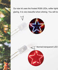 Star Shaped Soldering Practice Kit For Electronics DIY Projects With Colorful LED Flashing And Beep Music Entry Level MCU Training Kit For Beginners Two Sided Wiring Design Creative Present Or Gift with frosted LED comparison