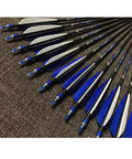 Top Notch Turkey Feather Fletching For Arrows 4 Inch Or 5 Inch Right Wing White 50 Pack Real Turkey Feathers For DIY Hunting Arrows