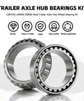 4 Set Boat Trailer Axle Bearing Kit For 3500 Lbs Hubs Fits 1 3 8 To 1 1 16 Inch Bearings Includes 171255TB Grease Seals.