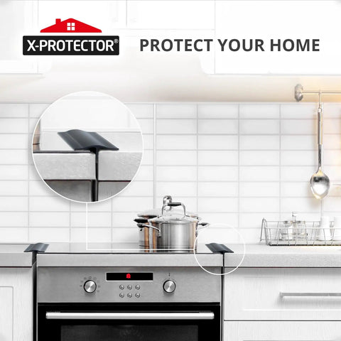 Premium Silicone Stove Gap Cover 50 Inch Long Self Adhesive Gap Filler Between Stove And Counter Heat Resistant Spill Guard in kitchen