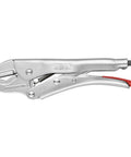 Heavy Duty Locking Pliers With Universal Jaws 7 Inch Durable High Grip Tool For Home Shop And Field Service Quick Adjust Smooth Release Real World Toughness You Can Trust, metal pliers, side view