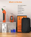 One Stop Electrical Tester Kit With Circuit Breaker Finder GFCI Outlet Tester And Digital LCD Display 90 To 135V Tracer Tool contents