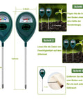 2 Pack Soil Moisture And pH Meter Kit No Battery Required, lightweight portable garden test tool for testing soil with dashboard