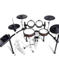 Pro Level 8 Piece Electric Drum Set With All Mesh Heads, Gig Ready, Touchscreen Module With BFD Engine, Active Magnetic Hi Hat
