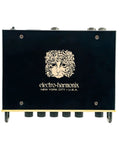 Top view of Abrams100 100W Guitar Amp Head With Class D Power, featuring electro-harmonix logo, compact black chassis.