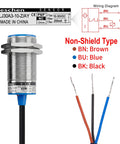Shielded M30 Inductive Proximity Sensor Switch LJ30A3 10 Z AY with wiring diagram and three-wire configuration