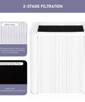 Blue Pure 211 Plus Replacement Filter Pack For Blueair Air Purifiers with True HEPA 99.97% and activated carbon