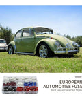 European Torpedo Type Car Fuses For Classic Rides Old School Electrical Protection 5A 8A 16A 25A 40A Pack Of 200 Ultra Burn Resistant Plastic And Metal Fuse Links For Vintage Wiring with vintage car