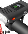 Lit Ultra Bright Bike Light Set Front And Rear USB Rechargeable Headlight And Taillight with 6 Plus 4 Modes waterproof