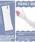 Elastic Arm And Wrist Stockinette Tubing For Pre Wrap Use, Cotton Tubular Stockinette For Arm Cast Protection, Thumb Spica Design