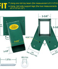 Heavy Duty Swing Set Brackets Bundle With Two A Frame Brackets Four Swing Hangers And Two Seats All Mounting Hardware Included Green