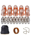 Pro Grade Trafimet S45 Plasma Cutting Torch Consumables Kit With 23 Pieces Including Electrodes PR0110 Tips PD0116 08