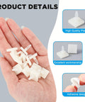 Hand holding 100 Pcs Sticky PCB Spacers Adhesive Insulated Standoffs 0.25 Inch Height for PC Boards and Computer Motherboards, DIY Electronics Projects