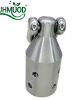 Heavy Duty 2 And A Half Inch Cable Wire Pulling Tool Made From Stainless Steel For Tough Jobs With Rust Proof Lifting Rings To Get Any Job Done Fast And Effortlessly Today, steel tool with dual lifting rings.