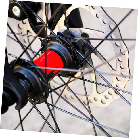 Heavy Duty Front And Rear Mechanical Disc Brake Pad Upgrade For Mountain Bikes Featuring Forged Aluminum Frames and chunky sintered pads close-up view.