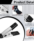 Durable 2 Inch Mini Spring Clamps With Rubber Tips For Non Slip Grab And Go Grip Heavy Duty Metal Clips displayed with details