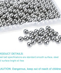 300 Pieces 0.22 Inch 304 Stainless Steel Paint Mixing Balls Pro Grade Agitator Beads For Acrylic Paints Nail Polish Epoxy Resin Crafts Durable For Fast Even Mixing, silver beads in tray