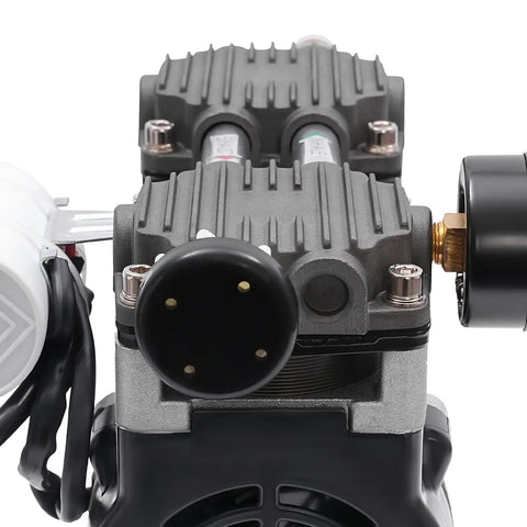 Top view of Heavy Duty Oilless Vacuum Pump That Runs Like A Dream With 50 Liters Per Minute Output and 150 Watt Pure Copper Motor.