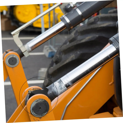Two Piece Digger Arm Shim Kit With Durable Rubber Washers For Excavator Vibration Reduction And Fast Install Heavy Duty Shim Parts For Construction Equipment And Vehicles on excavator arm joint