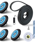Upgraded Dryer Roller Kit For DV42H5200EW/A3 DV40J3000EW/A2 DV48H7400EW/A2 DV42H5200EP/A3 No-Brainer Install With DC93-00634A Idler Pulley