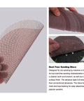 Grab These Awesome 6 Inch Mesh Sanding Discs That Are Dust Free And Cool To Use With Hook Loop Backing For Wood Metal And Wall Projects In Super Durable 80 To 600 Grits Made For Heavy Duty Work, showing mesh design and backing.